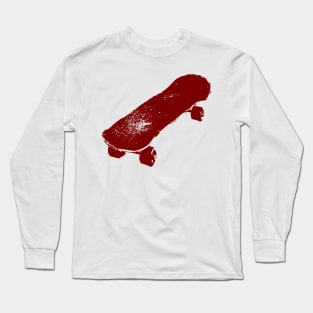 Skateboard Grunge Long Sleeve T-Shirt